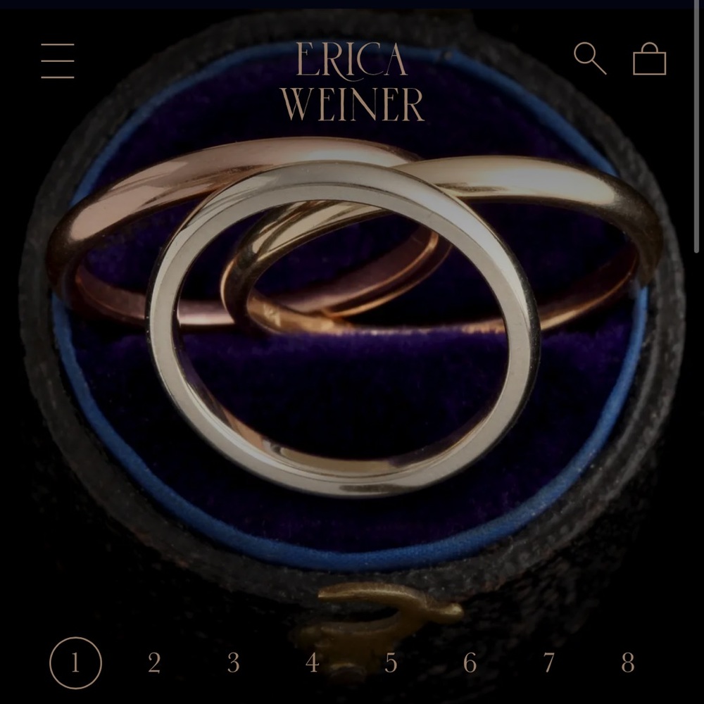 Erica Weiner 14kt Recycled Gold Band, size 4.75